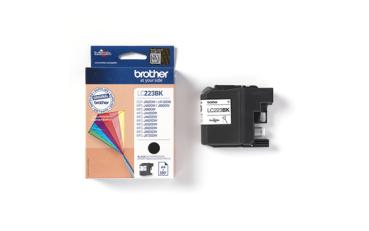 Brother LC-223BK Schwarz Original Tintenpatrone – 550 Seiten Hohe Druckqualität